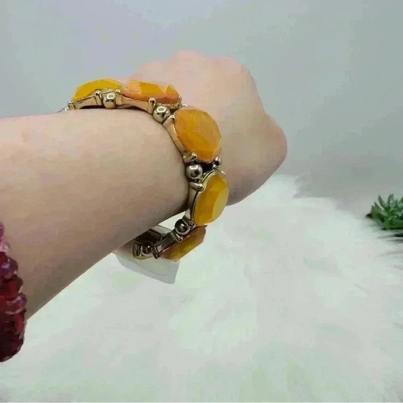 Orange  Statement Bracelet 202 - Picture 3 of 5